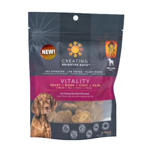 Creating Brighter Days - Vitality CBD Dog Treats - 180mg