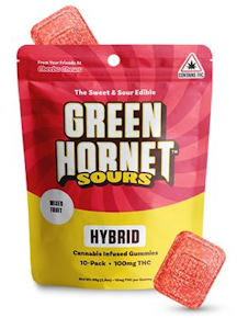Green Hornet - Green Hornet - Sour Mixed Fruit Gummies - 100mg