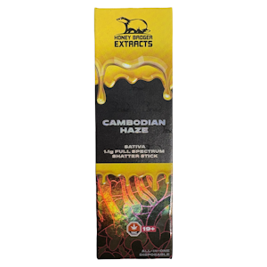 Honey Badger - Cambodian Haze Vape Pen - 1.1g - Honey Badger