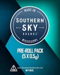Southern Sky Brands - Platinum Kush Breath 0.5g Pre Roll 5 Pack