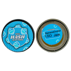 The Hash Matters - The Hash Matters Rosin - Banana Cooler Jam (LSO) - 2g