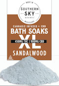 Sandalwood XL Bath Soak (328mg THC, 895mg CBD) [420g]