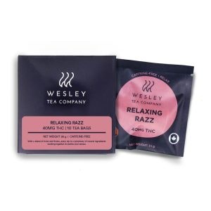 Wesley Tea Co. - THC Relaxing Razz - 40mg - Wesley Tea Co