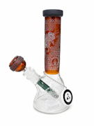 8" Amber Mini Apiary Bong - Milkyway