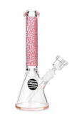 10” Mitochondria red Beaker bong - Milkyway