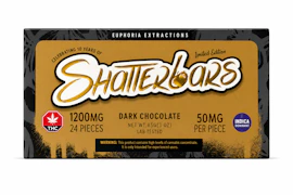 Vegan Dark Chocolate - Indica - 1200mg - Euphoria Extracts