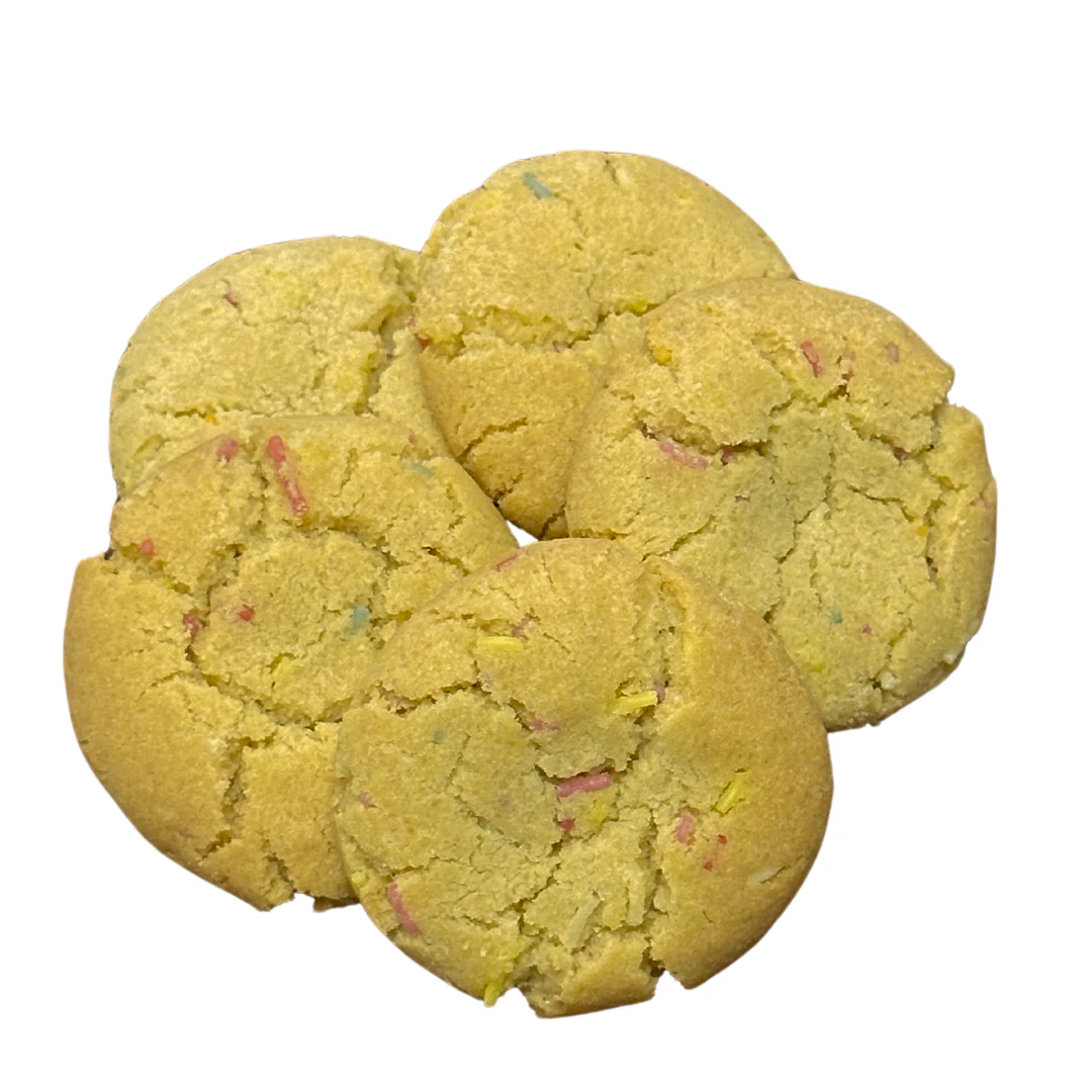 The Bakery - Mini Vanilla Funfetti Cookies - 150mg - The Bakery Main Image