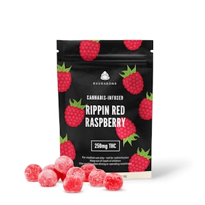 Buudabomb - Rippin' Red Raspberry Gummies - 250mg - Buuda Bomb