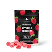 Buuda Bomb Gummies - BB - Rippin' Red Raspberry Gummies - 250mg