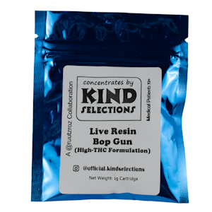 Kind Selections - Bop Gun Live Resin Cartridge - 1g - Kind Selections