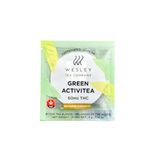 Wesley Tea Co. - THC Green Activitea Max Strength Single 60mg - Wesley Tea Co.