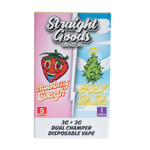 Straight Goods - Strawberry Cough + Holy Zaza Vape pen - 6g - Straight Goods