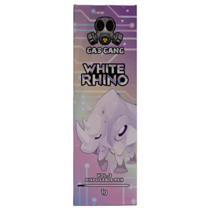 Gas Gang - White Rhino Vape Pen - 1g - Gas Gang