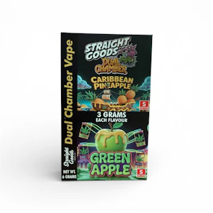 Straight Goods - Caribbean Pineapple +  Green Apple Vape Pen - 6g - Straight Goods