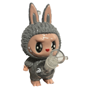 Grey Labubu Bong - Arsenal