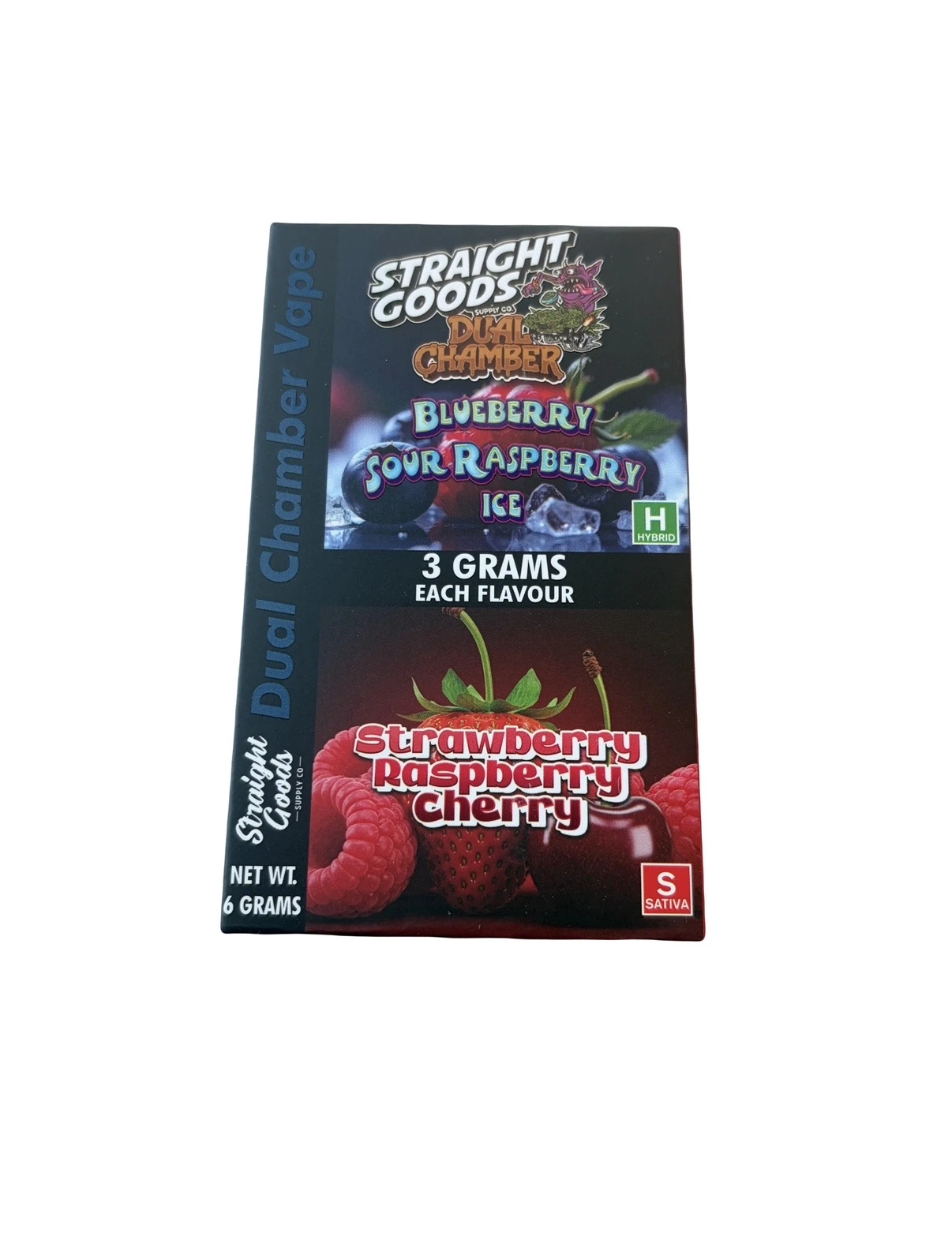 Straight Goods - Blueberry Sour Raspberry Ice + Strawberry Raspberry Cherry - 6g - Straight Goods Main Image