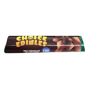 Milk Chocolate Bar CBD - 100mg - Choice Edibles