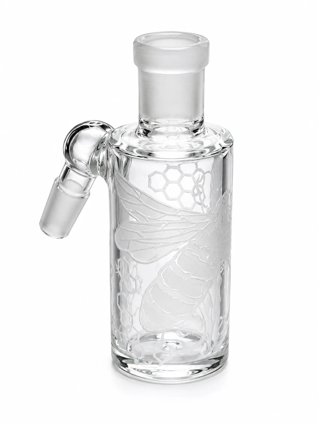 Milkyway - 45 Clear Bee Hive Dry Ash Catcher - Milkyway Main Image