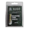 Silver Haze Diamond Terp Cartridge - Sativa - 1g - Illicit