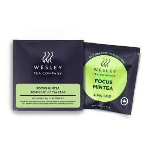 Wesley Tea Co. - CBD Focus Mintea - 40mg - Wesley Tea Co