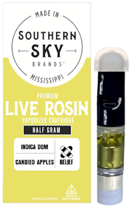 Southern Sky Brands - Candied Apples - Live Rosin 0.5g Vape