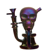 Purple - Electroplated Skull Glass Bong - Arsenal