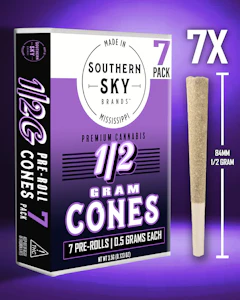Southern Sky Brands - Tokyo Snow 0.5g Pre Roll 7 Pack