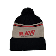 PomPom Tuque - Brown - RAW