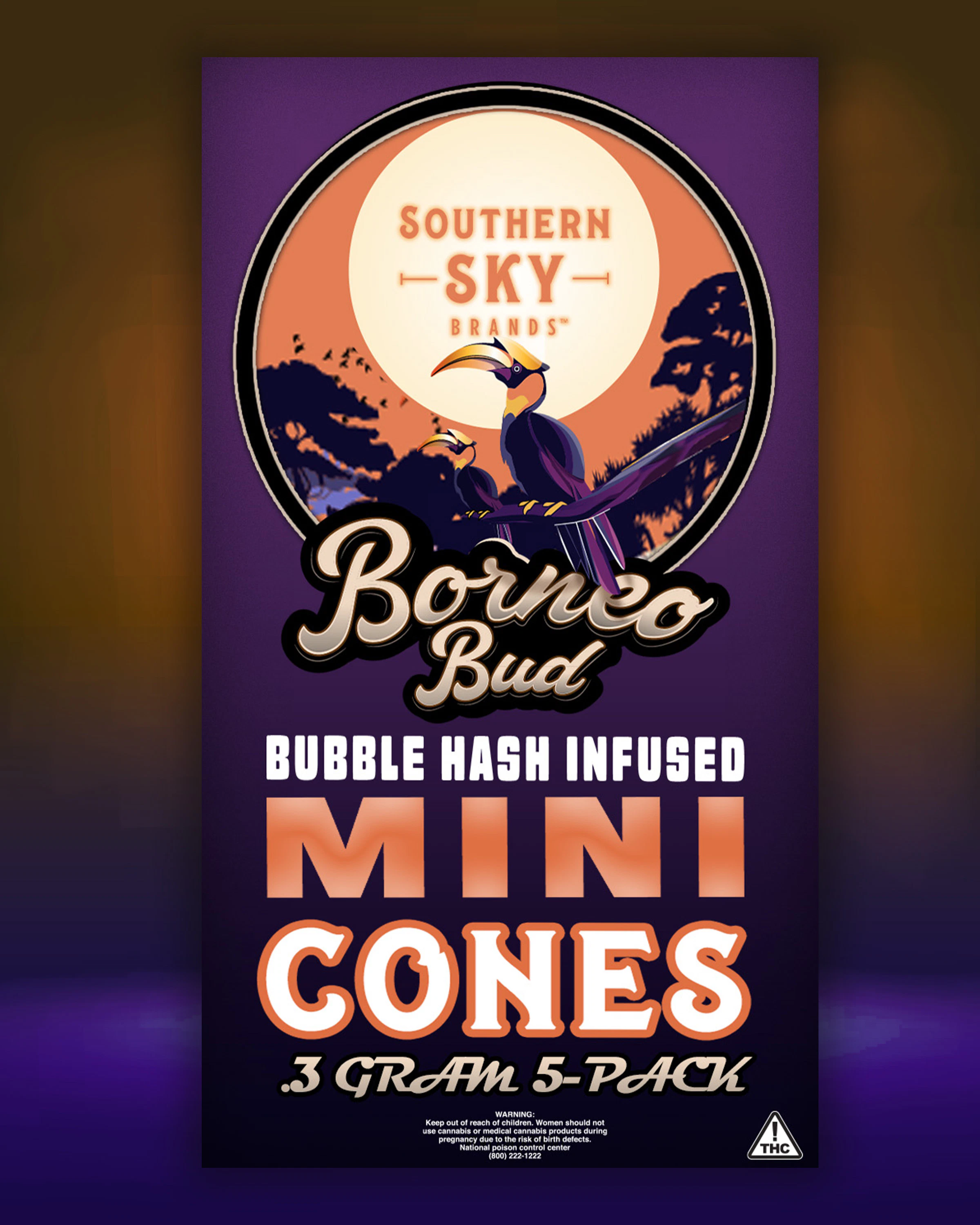 Southern Sky Brands - Blueberry Blockers 0.3g Infused PreRolls 5 Pack Main Image