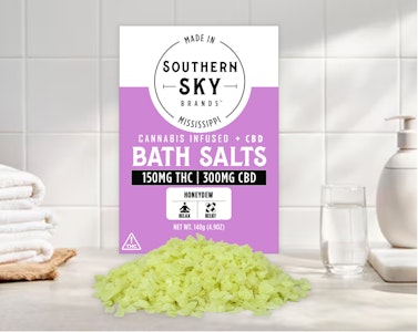 Southern Sky Brands - Honeydew Bath Salt (160mg THC, 312mg CBD)