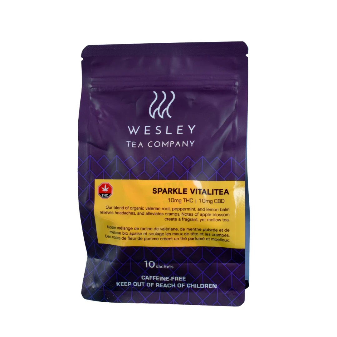 Wesley Tea Co. - 1:1 Sparkle Vitalitea 10x20mg - Wesley Tea Co. Main Image