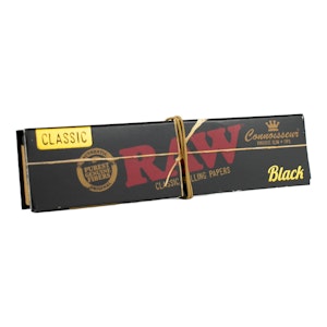 RAW - Black Connoisseur King Size with Tips - RAW Papers