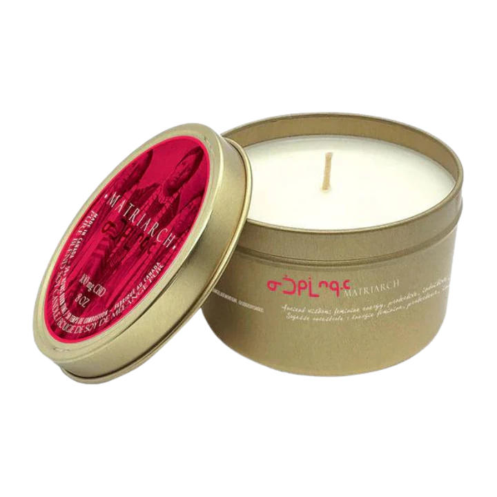 Lodge Soy Candles - CBD Soy Candle - 100mg (8fl.oz) - Matriarch Main Image