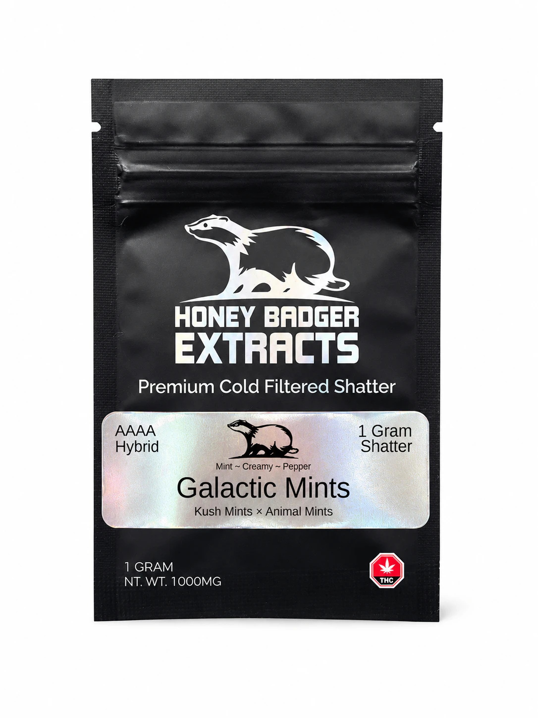 Honey Badger - Galactic mints Shatter - 1g - Honey Badger Main Image