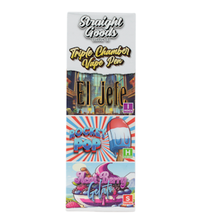 Straight Goods - El Jefe + Rocket Pops + Acai Berry Gelato Vape Pen - 9g - Straight Goods