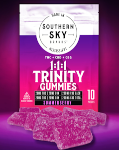 Southern Sky Brands - Summerberry Trinity Gummies - 2:2:2- 200mg