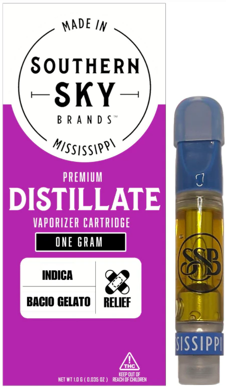 Southern Sky Brands - Bacio Gelato Vape Cart - 1g Main Image
