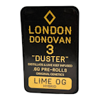 Lime OG - Infused Duster Preroll 3 pack - London Donovan