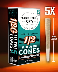 Southern Sky Brands - Cali Zmoothie 0.5g Pre Roll 5 Pack