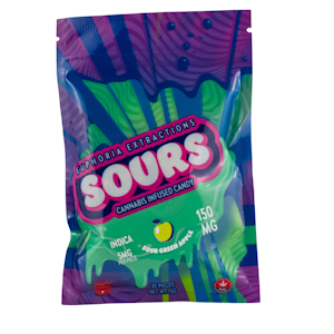 Euphoria Extracts - Sour Green Apple - Indica - 150mg - Euphoria Extracts