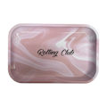 Pink Metal Tray - Medium - Rolling Club
