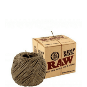 RAW - Hemp Wick - 250ft - Raw