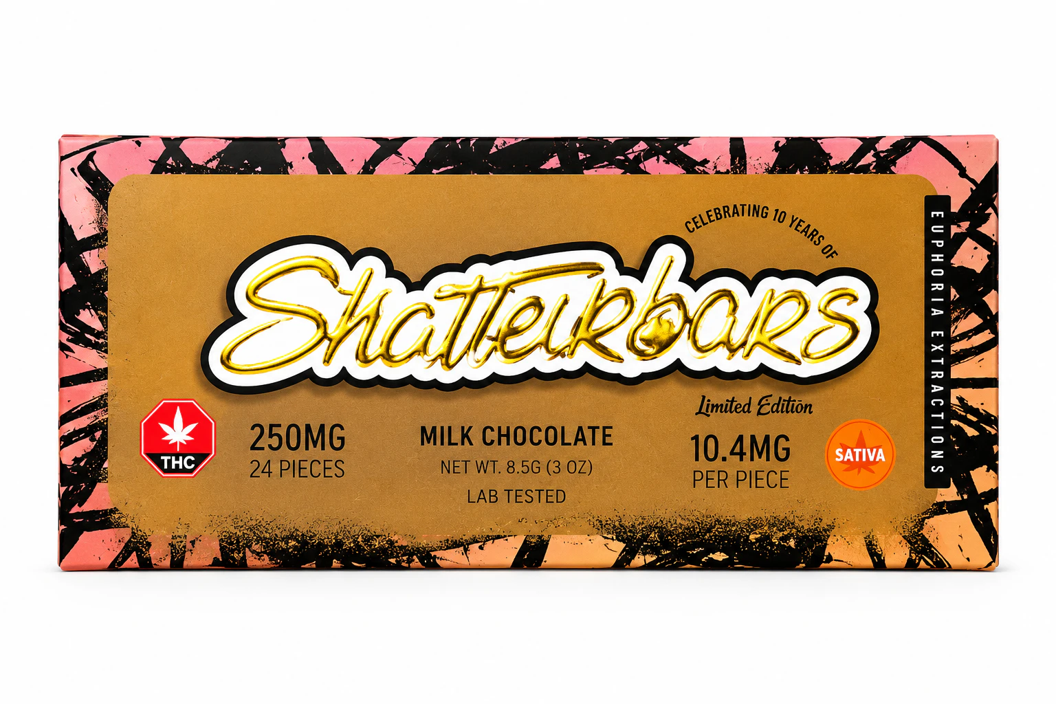 Euphoria Extracts - Milk Chocolate - Sativa - 250mg - Euphoria Extracts Main Image