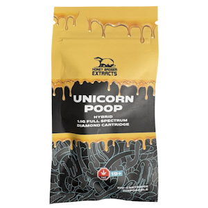 Honey Badger - Unicorn Poop Diamond Vape Cartridge - 1.1g - Honey Badger